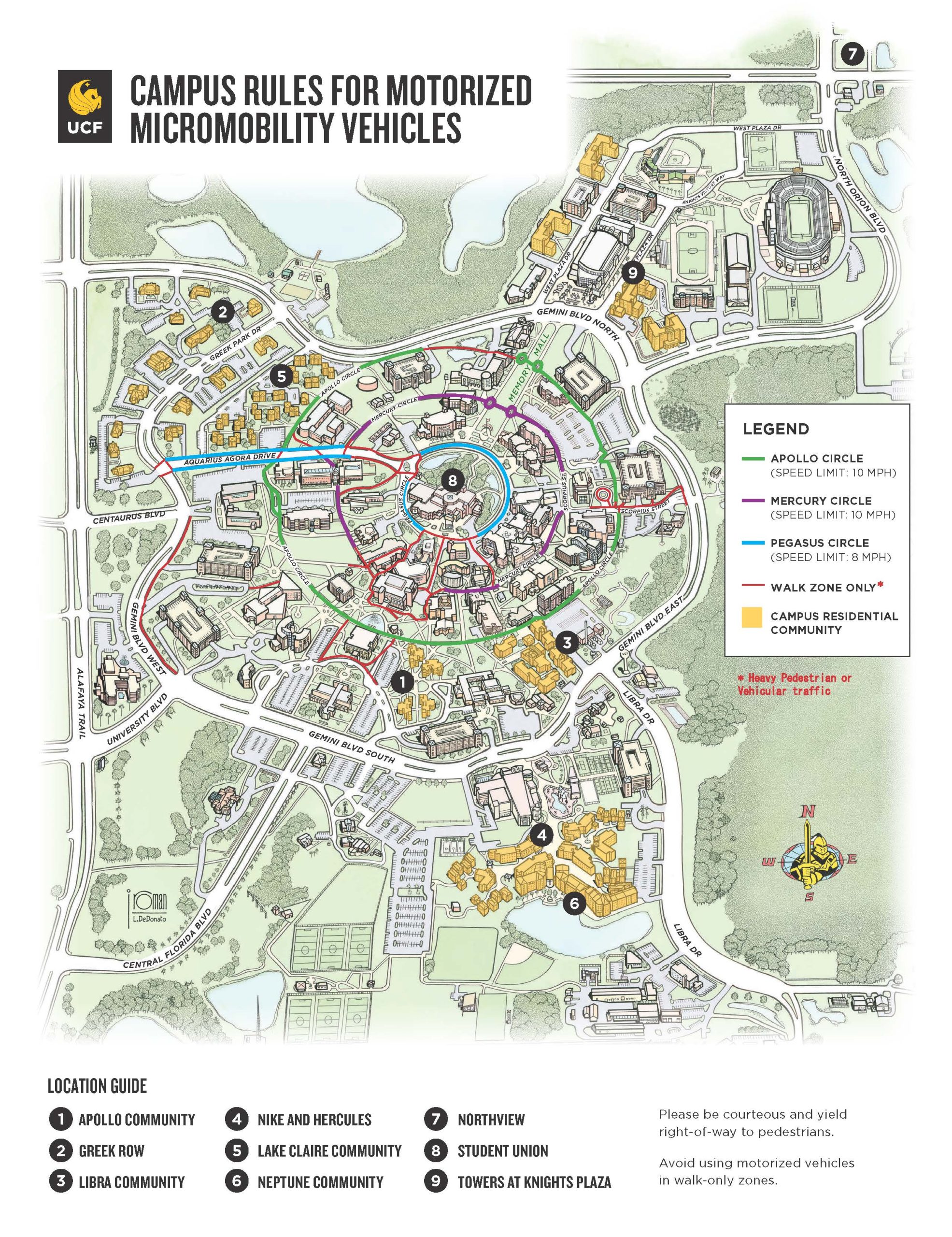 Ucf Campus Map Printable